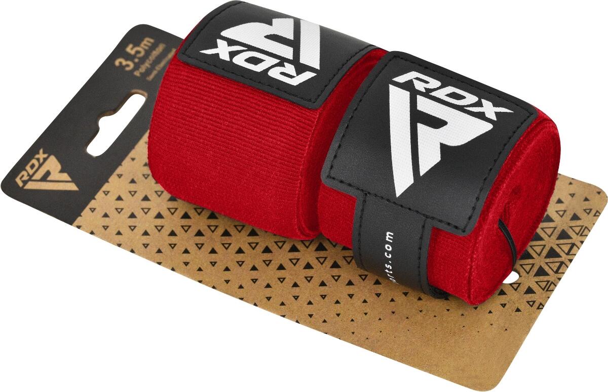 Boxing Hand Wraps RDX IBA-1 Red 2.5m 4/6