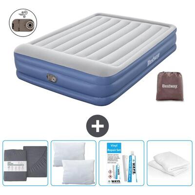 Luchtbed bestway - 1p - 191x97x46 cm + accessoires cb19