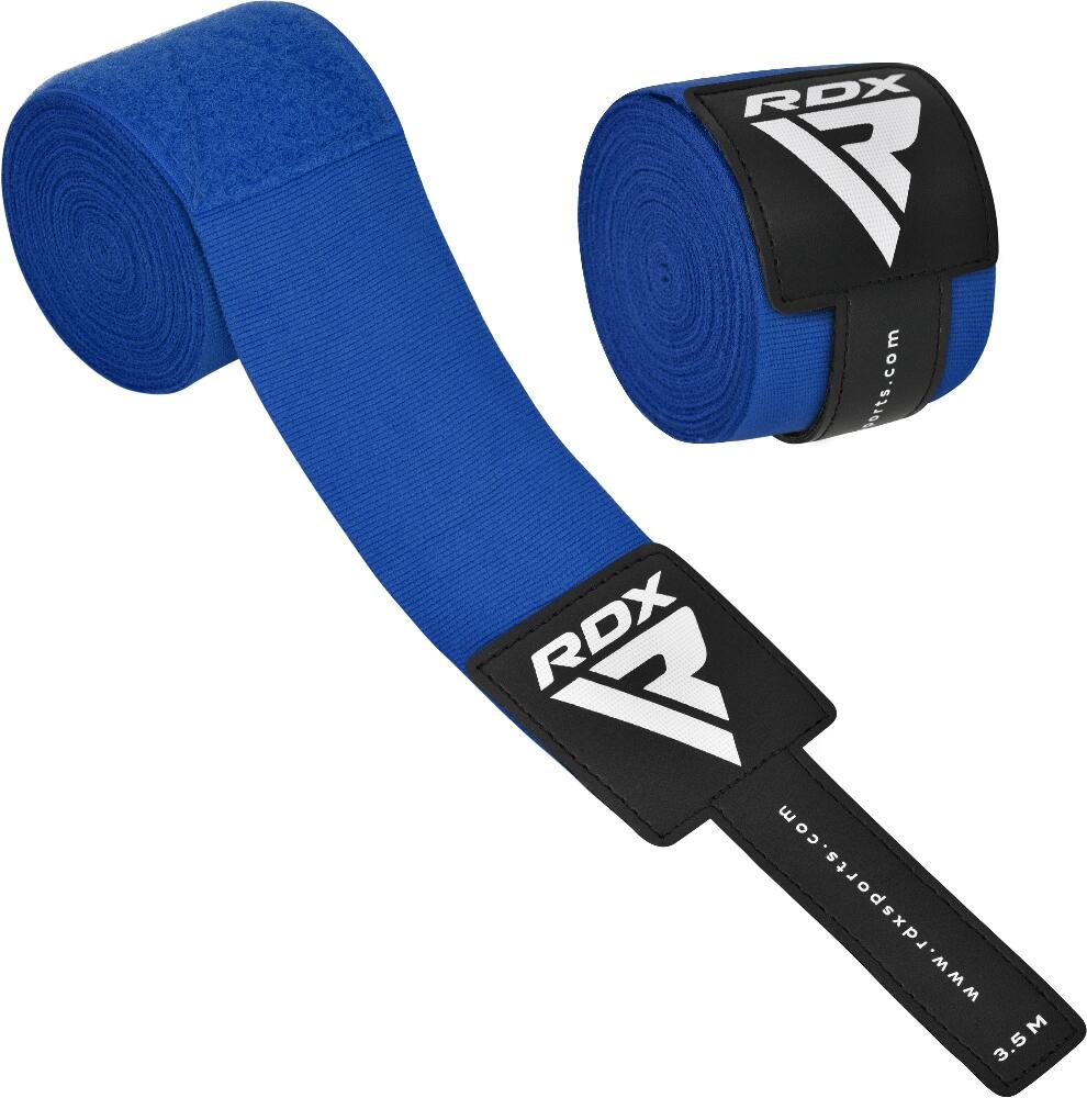 Boxing Hand Wraps RDX IBA-1 Blue 2.5m 2/5