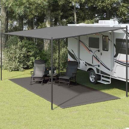 Vidaxl Zeltteppich 250 x 500 cm - Anthrazit