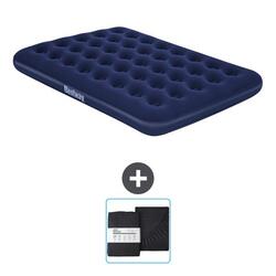 Matelas gonflable Bestway - 2P - 191x137x22 cm + Accessoires CB22