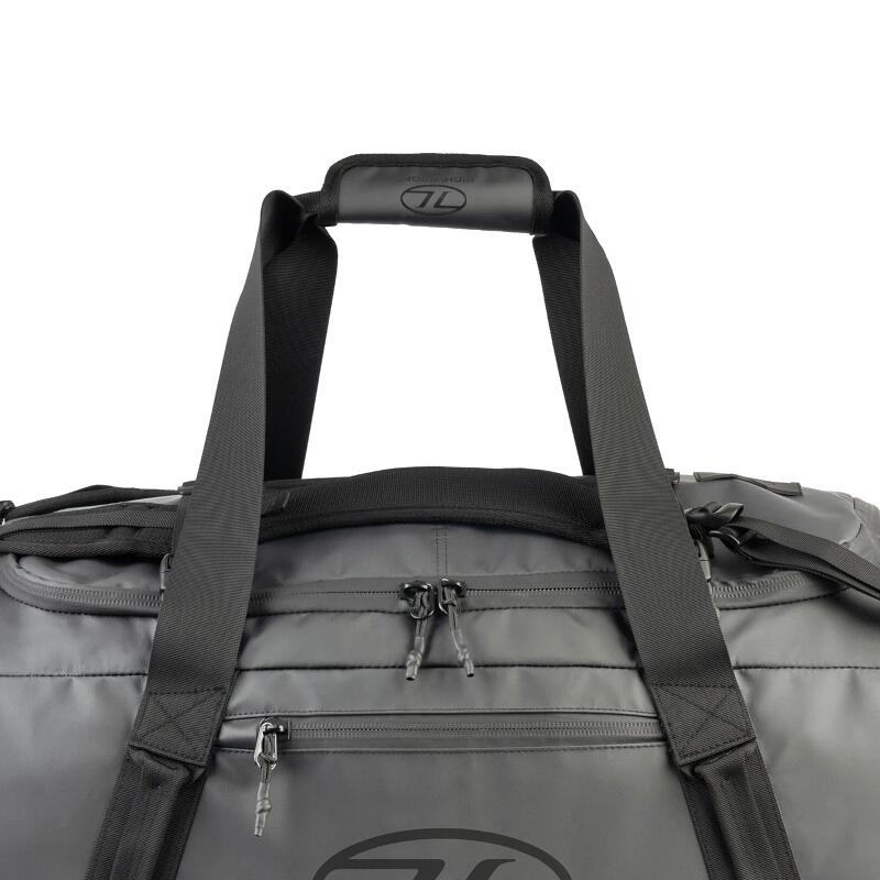 Sac de voyage Hauler Duffel – 90 litres – Gris foncé 3/4