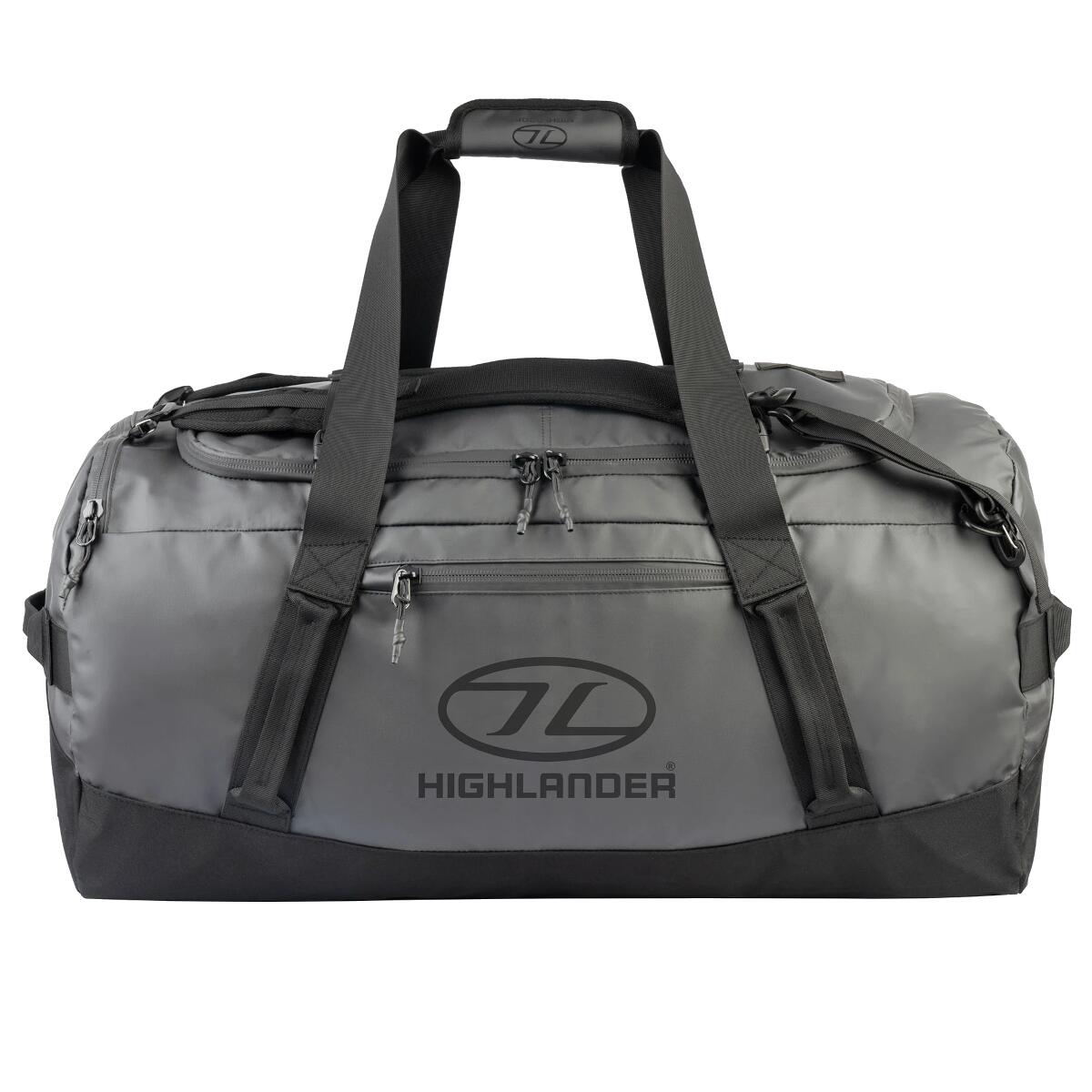 Highlander - Sac De Voyage Hauler Duffel – 90 Litres – Gris Foncé - Sac De Sport - Gris - Decathlon