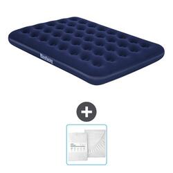 Matelas gonflable Bestway - 2P - 191x137x22 cm + Accessoires CB24