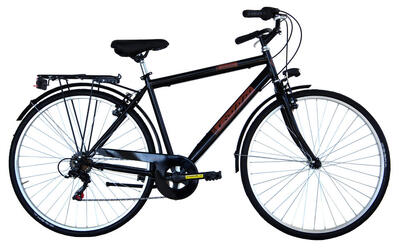 Bici muscolare Coppi Trekking 28″ Sorrento 6V Nero