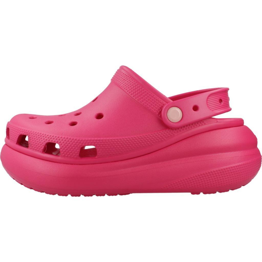 Baskets Crocs Modèle Classic Crush Clog Couleur Rose 2/5