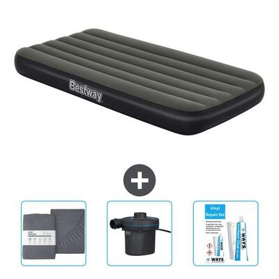 Luchtbed bestway - 2p - 203x152x25 cm + accessoires cb12