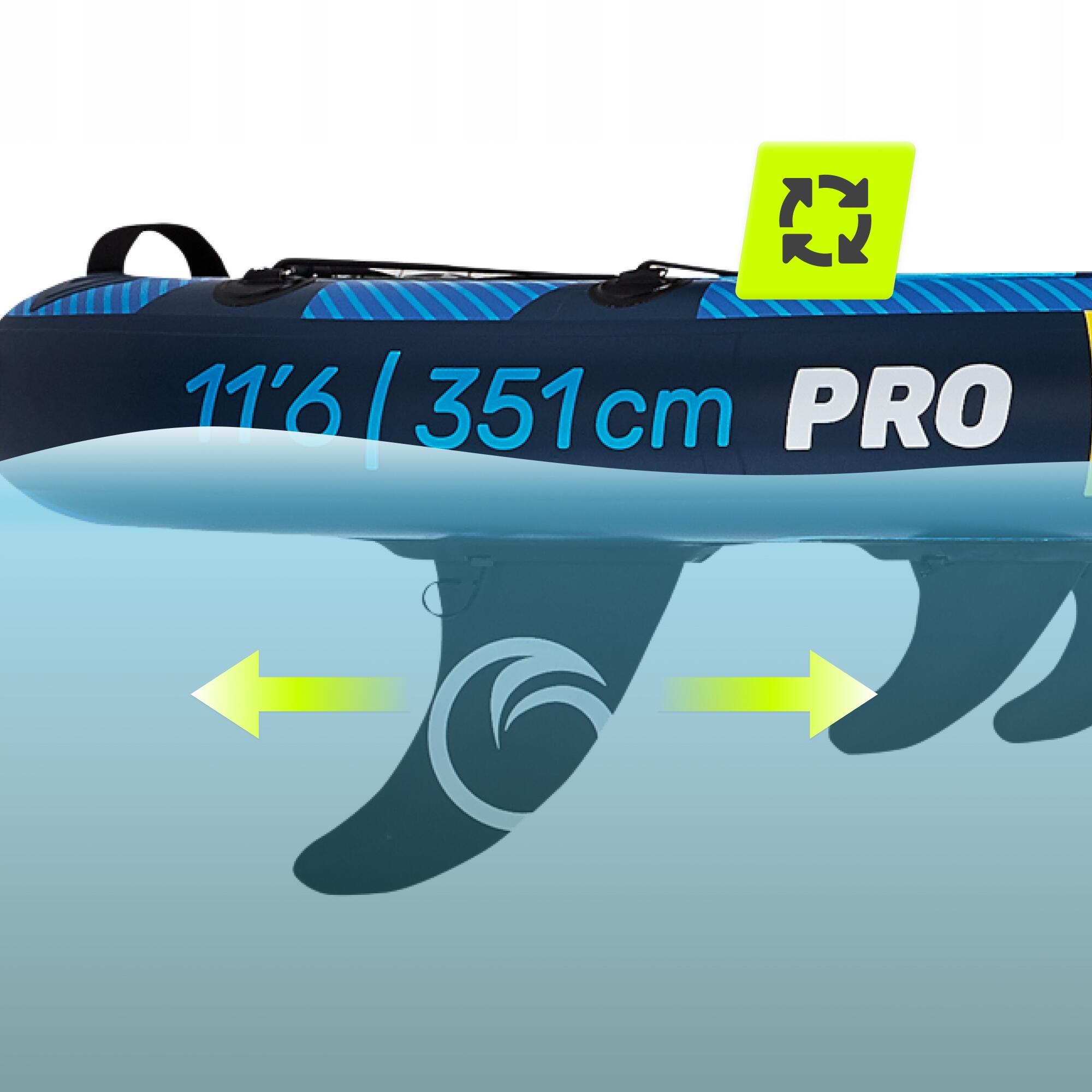 Pinna universale stabilizzatrice SUP 9" sistema slide-in TSUNAMI 2/5