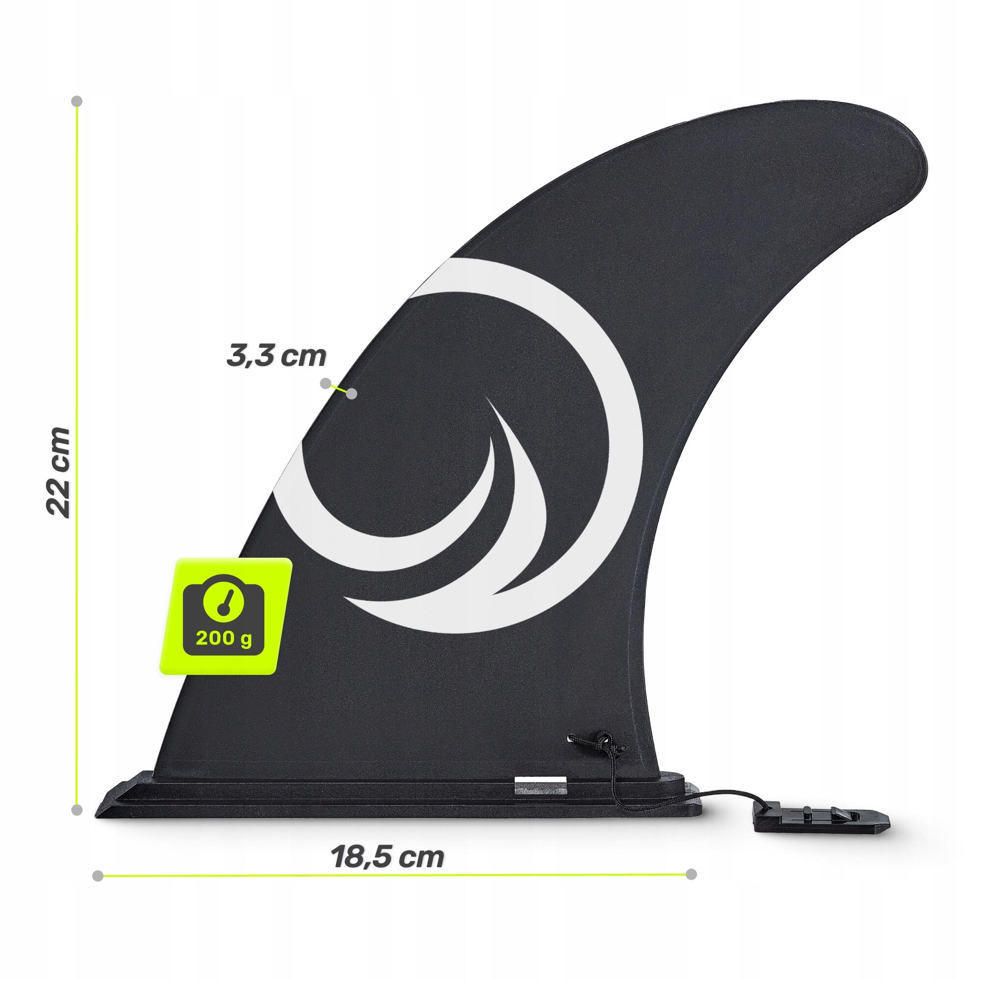 Pinna universale stabilizzatrice SUP 9" sistema slide-in TSUNAMI 4/5