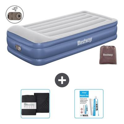 Luchtbed bestway - 1p - 191x97x46 cm + accessoires cb18