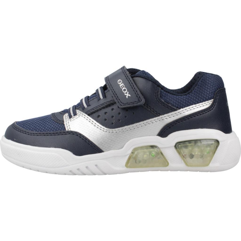 Baskets Geox Modèle J Illuminus Boy Couleur Bleu 2/5