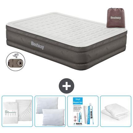Materac dmuchany Bestway - 2P - 203x152x46 cm + Akcesoria CB15