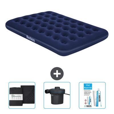Luchtbed bestway - 2p - 191x137x22 cm + accessoires cb8
