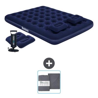 Luchtbed bestway - 2p - 203x152x22 cm + accessoire cb23