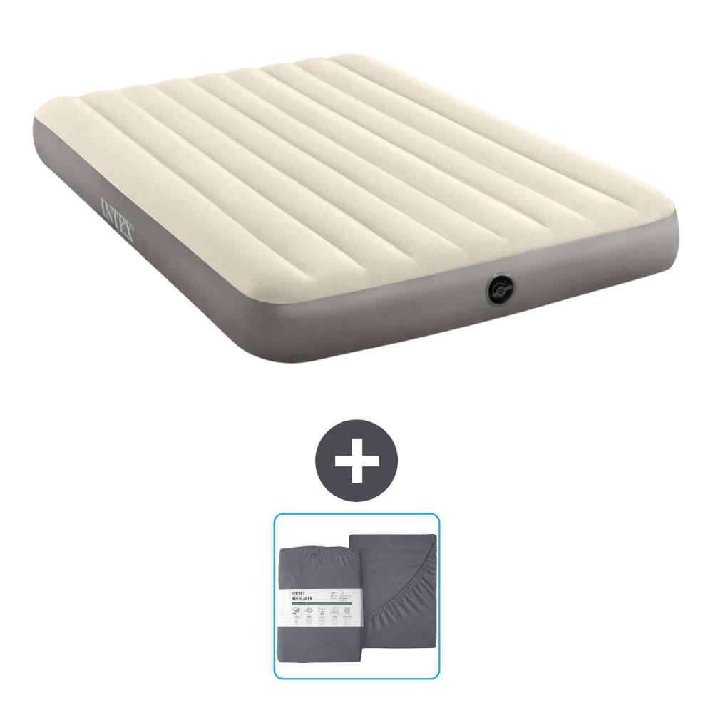 INTEX Luchtbed Intex Single - 2P - 203x152x25 cm + Accessoire CB23