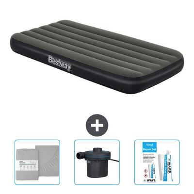 Luchtbed bestway - 1p - 188x99x25 cm + accessoires cb31