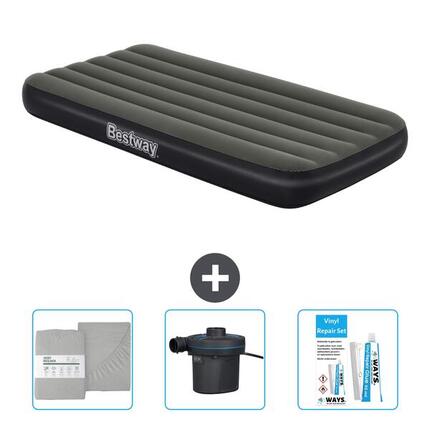 Matelas gonflable Bestway - 1P - 188x99x25 cm + Accessoires CB31