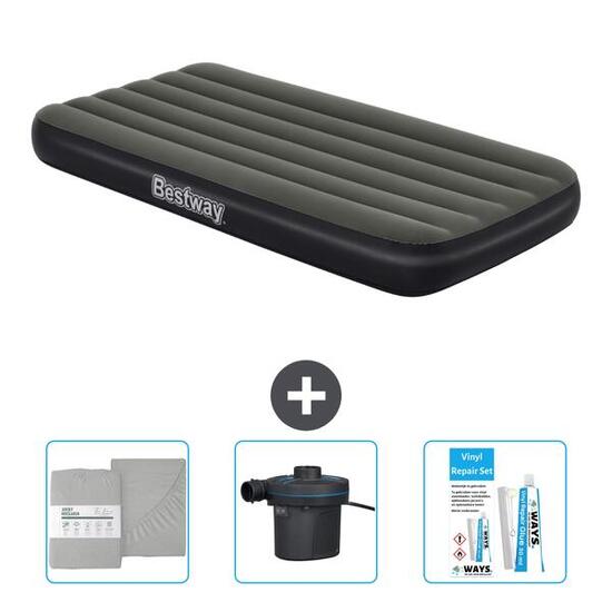 Matelas gonflable Bestway - 1P - 188x99x25 cm + Accessoires CB31