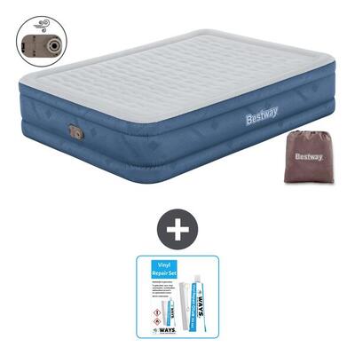 Luchtbed bestway - 2p - 203x152x46 cm + accessoire cb21
