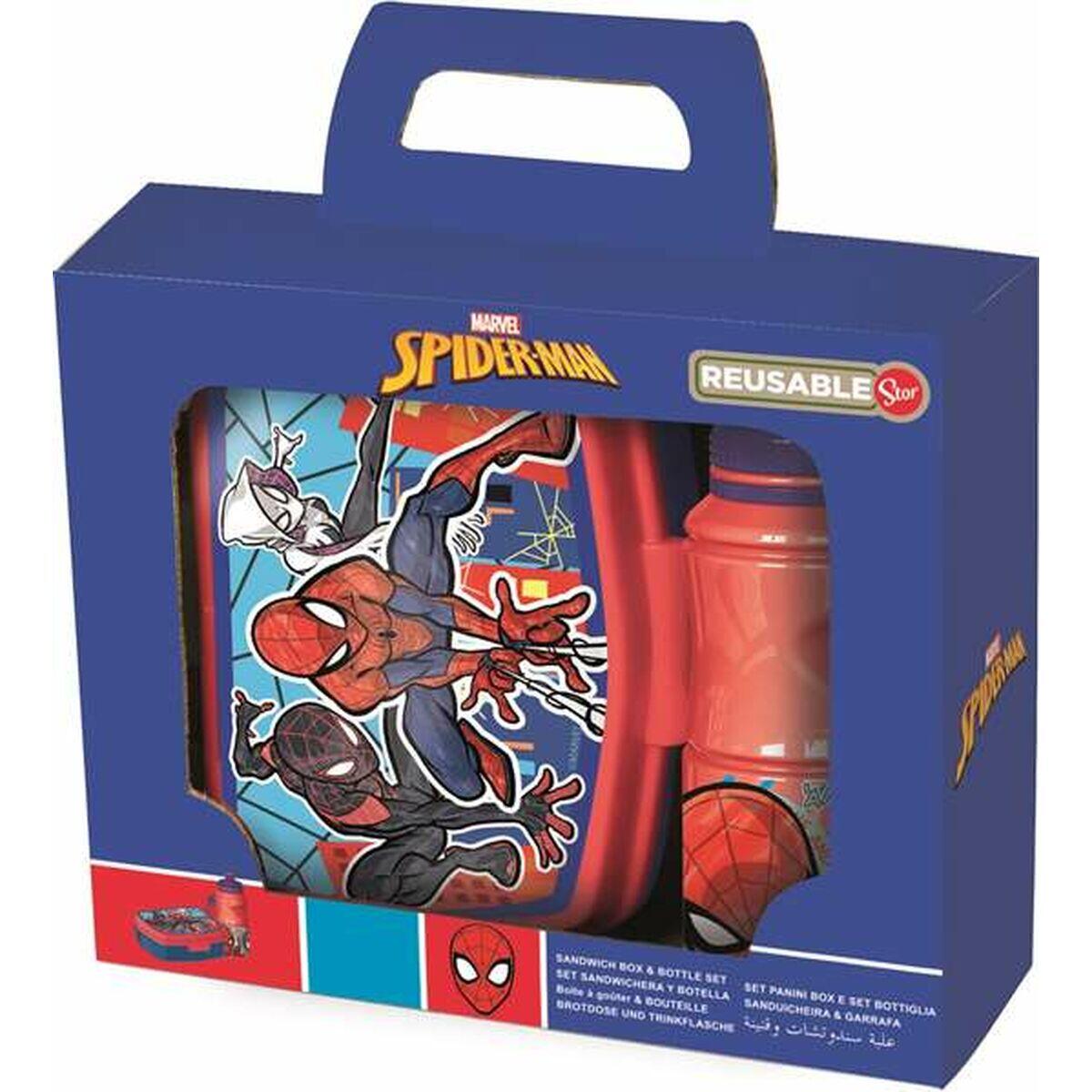 SPIDERMAN Contenitore per il pranzo con Bottiglia Spider-Man Mob Rules