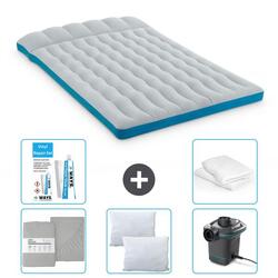 Matelas gonflable Intex Camping - 2P - 193x127x24 cm + Accessoires CB29