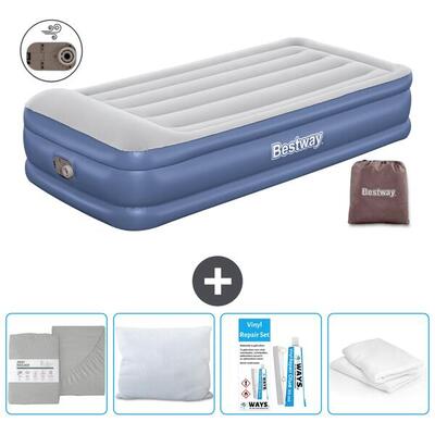Luchtbed bestway - 1p - 191x97x46 cm + accessoires cb36