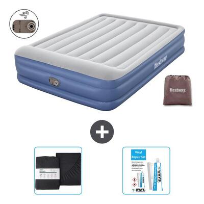 Luchtbed bestway - 1p - 191x97x46 cm + accessoires cb18