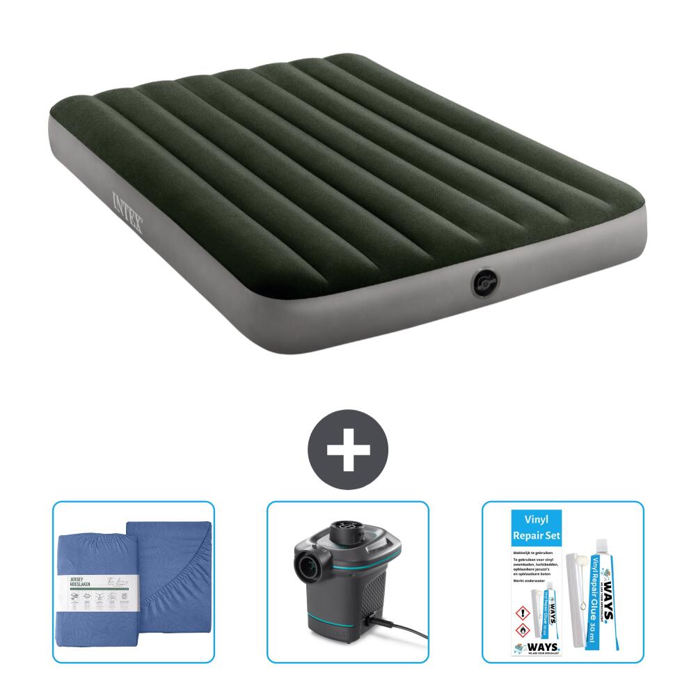 Luchtbed Intex Prestige - 2P -  191x137x25 cm + Accessoires CB35 1/5
