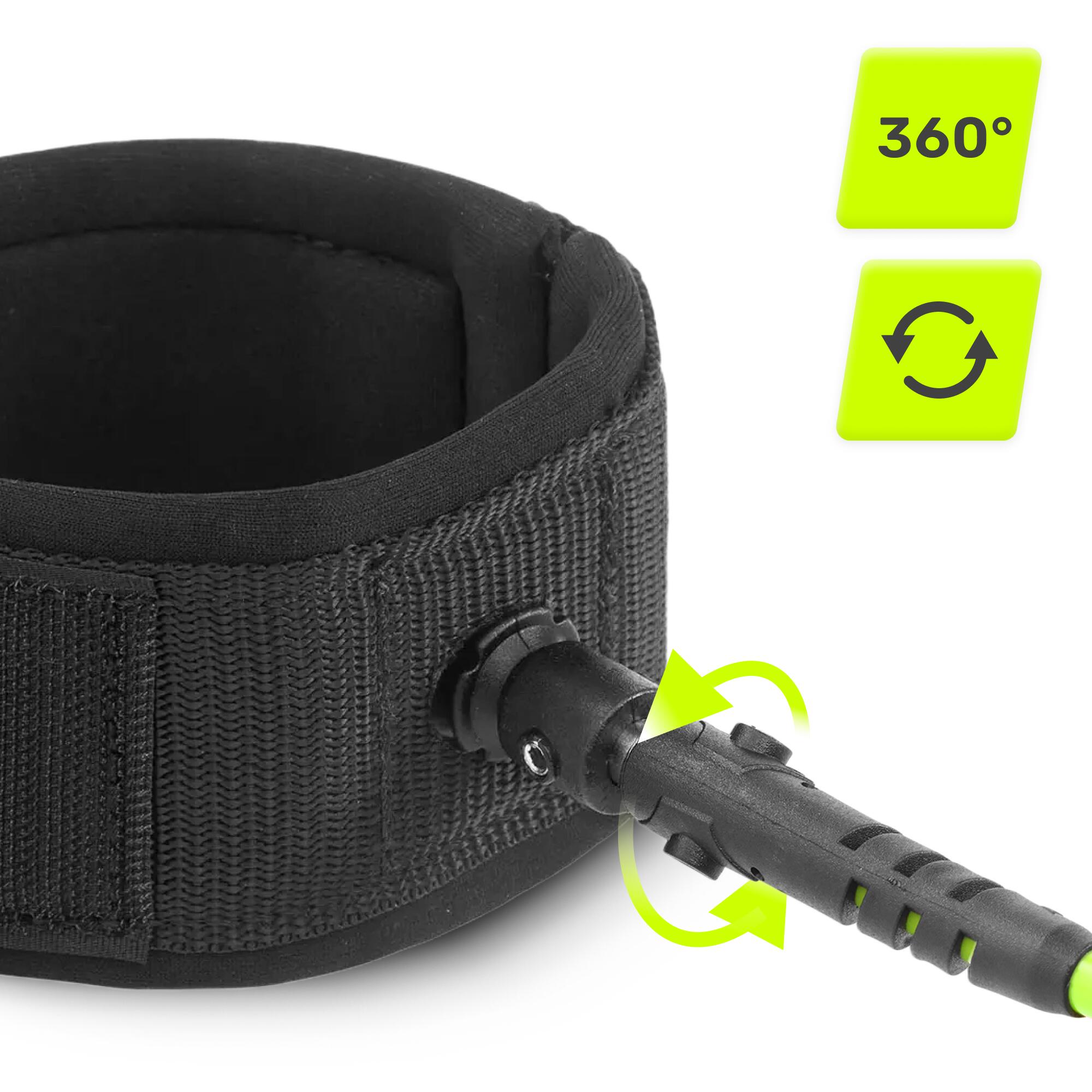 SUP Leash Sicherheitsleine Spiral-Leash Stand Up Paddling Zubehör TSUNAMI 3/6