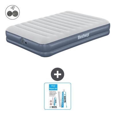 Luchtbed intex high-rise - 2p - 203x152x56 cm + accessoire cb21