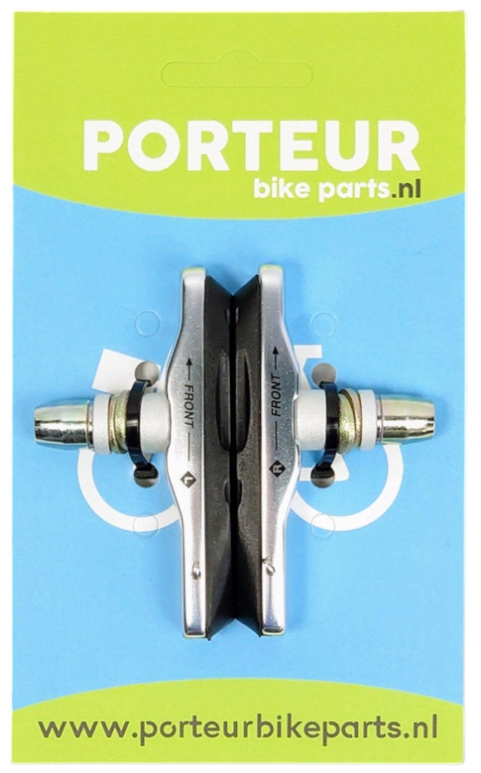 PORTE Porteur pastiglie V-Brake in alluminio con fissaggio a brugola.