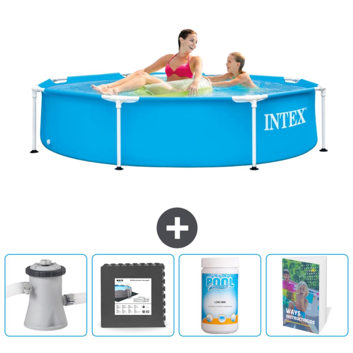 Piscina fuori terra Intex 244x51 cm + Accessori 1/6