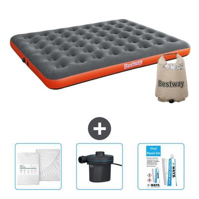 Luchtbed bestway - 2p - 203x152x22 cm + accessoires cb4