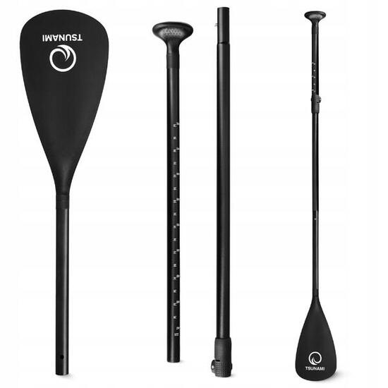 SUP Paddel Verstellbar 160-215cm Faltbar 3-teilig Stand Up Paddling TSUNAMI