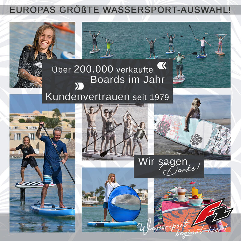 Deska do pływania SUP Board Pompowana F2 Strato 12'2 - 381 cm Combo