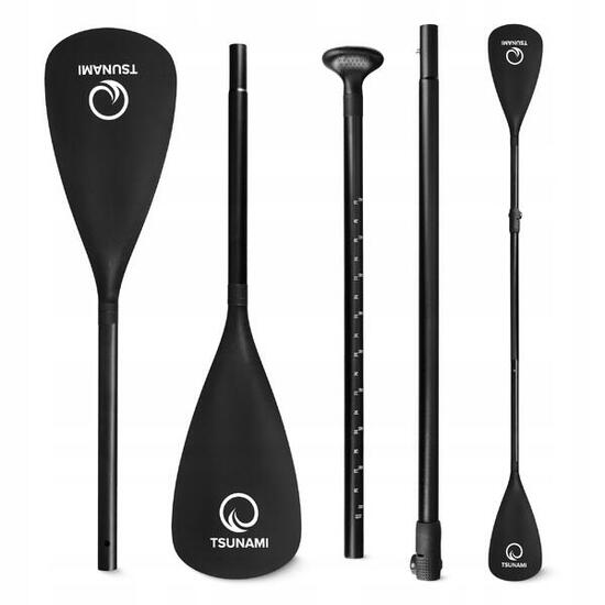SUP Paddel 2-in-1 Kajak Paddel Verstellbar 160-225cm Doppelpaddel TSUNAMI