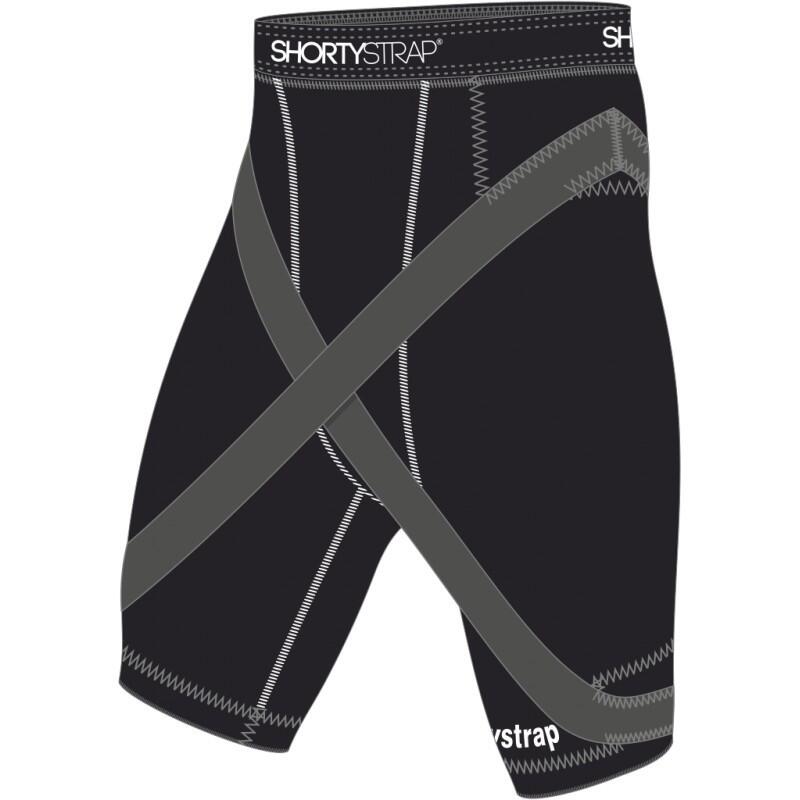 Shortystrap - Short De Compression Shortystrap – Pubalgie & Adducteurs - Short De Protection - Noir - Decathlon