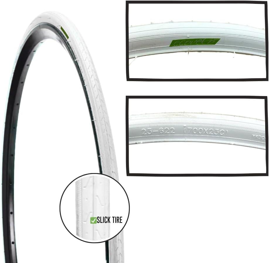 2 copertoni 700x23C (23-622), pneumatici colorati bici 700 x 23C BDC EV 2/5