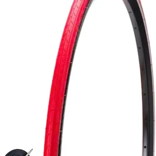 Tyre 700x23C (23-622)+inner tube, coloured bike tyre 700 x 23C BDC EV