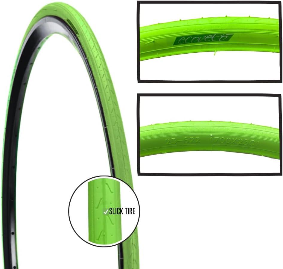2 copertoni 700x23C (23-622), pneumatici colorati bici 700 x 23C BDC EV 2/5