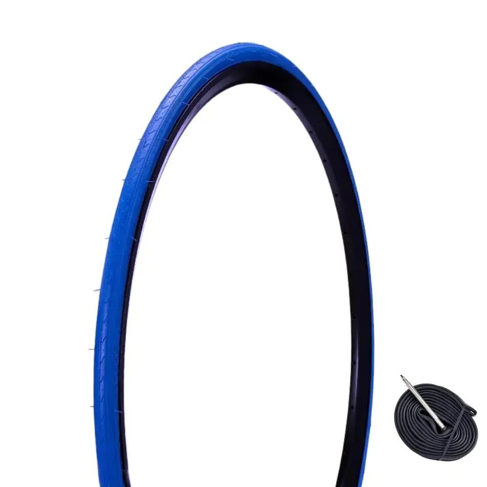 Tyre 700x23C (23-622)+inner tube, coloured bike tyre 700 x 23C BDC EV