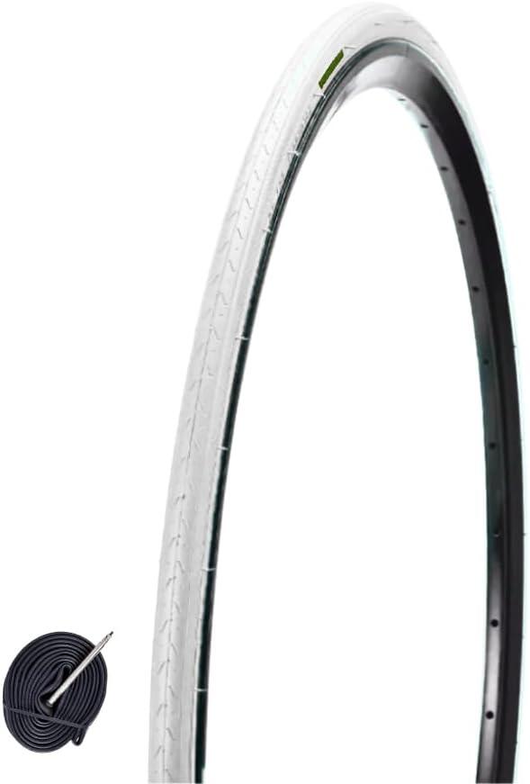 ECOVELO Copertone 700x23C (23-622)+ camera, pneumatico colorato bici 700 x 23C BDC EV