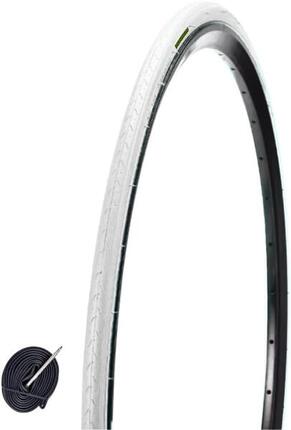 Band 700x23C (23-622)+binnenband 48mm, gekleurde fietsband 700 x 23CEV