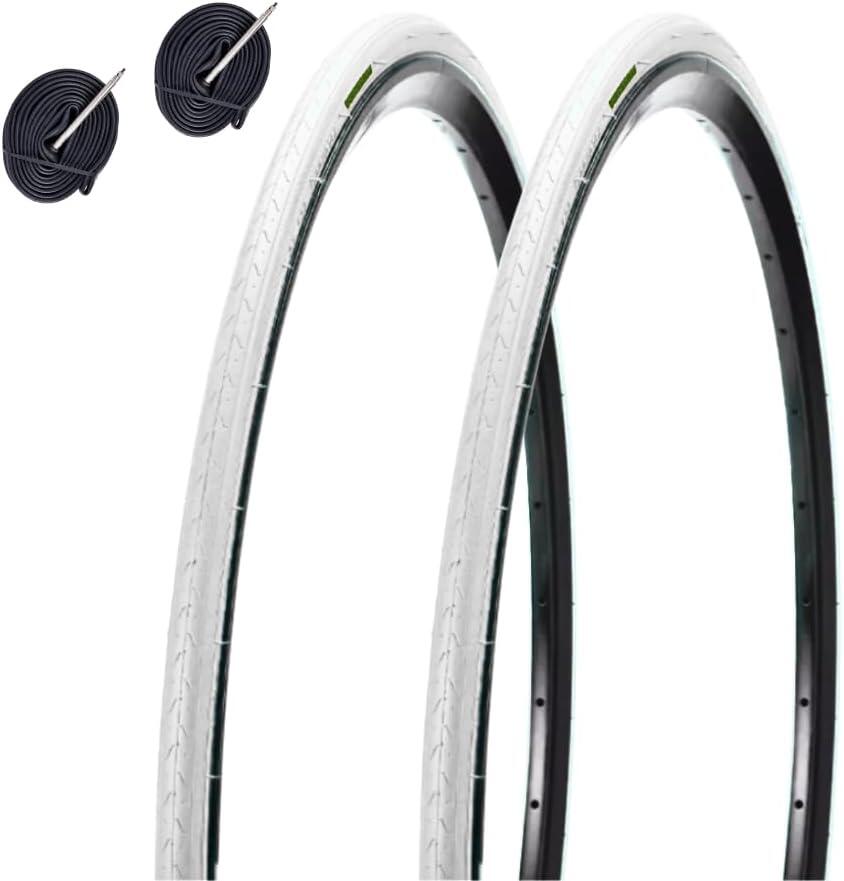 ECOVELO 2 copertoni 700x23C (23-622)+ camere, pneumatici colorati bici 700 x 23C BDC EV