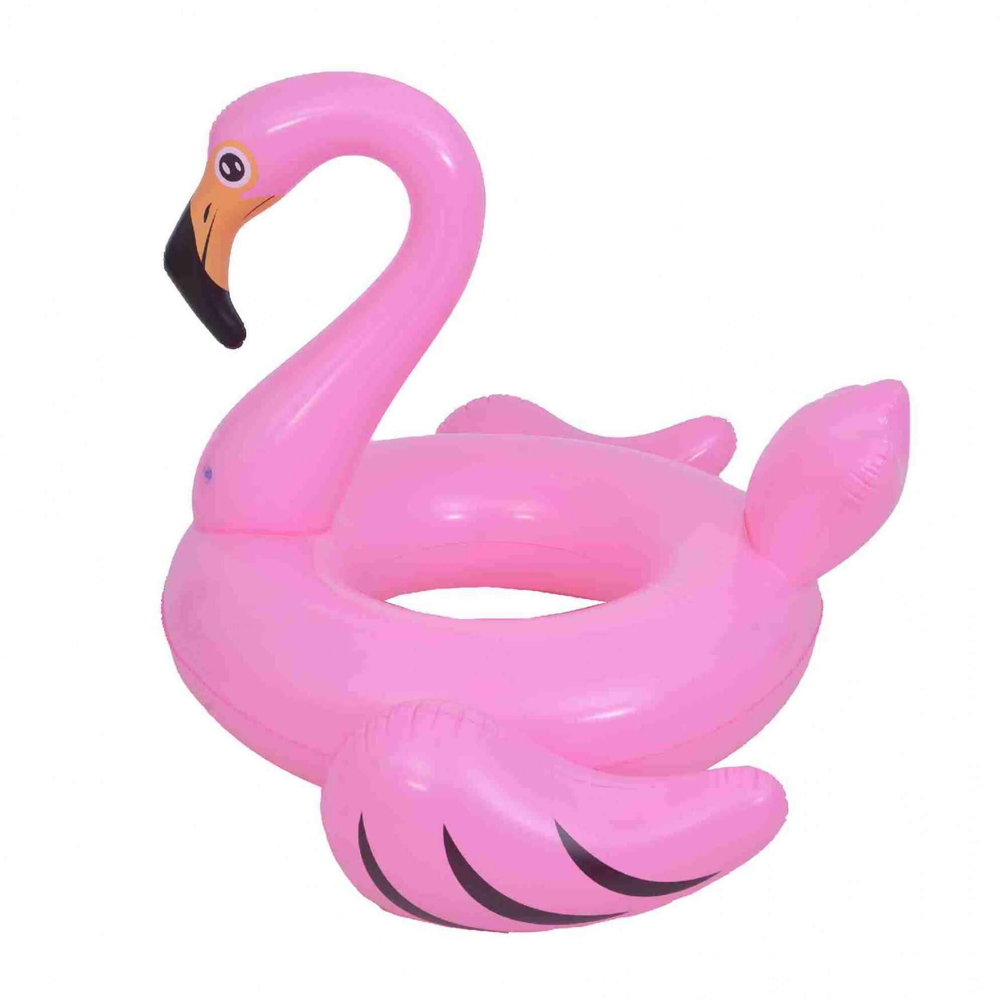 Nafukovací kruh 115 cm - Plameňák 6/7
