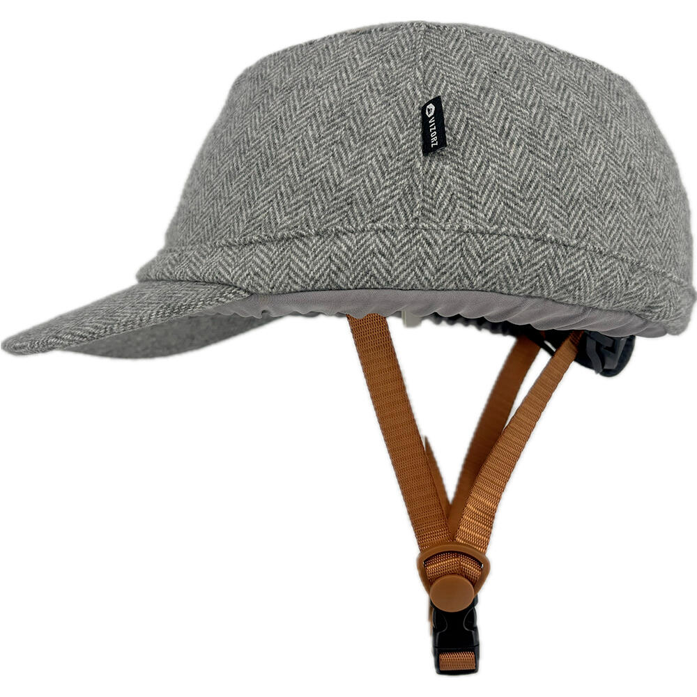 PERFECT FIT Fietshelm Vizorz Switchcap - Grey woolly cap