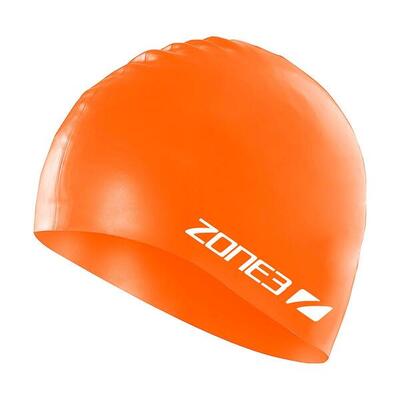 Zone3 siliconen badmuts - oranje