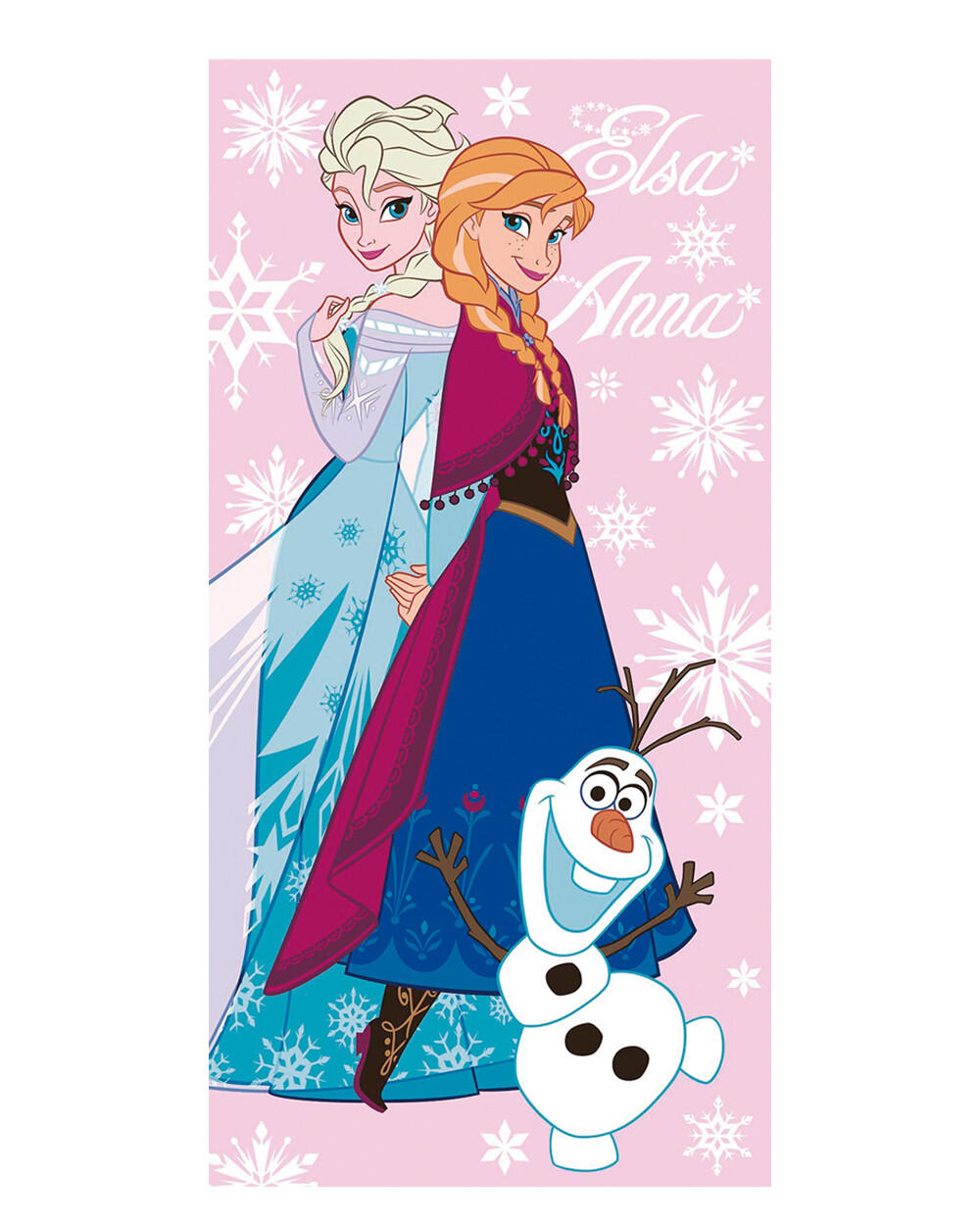 SERVIETTE ENFANT 70X140CM MICROFIBRE DISNEY FROZEN 5/5