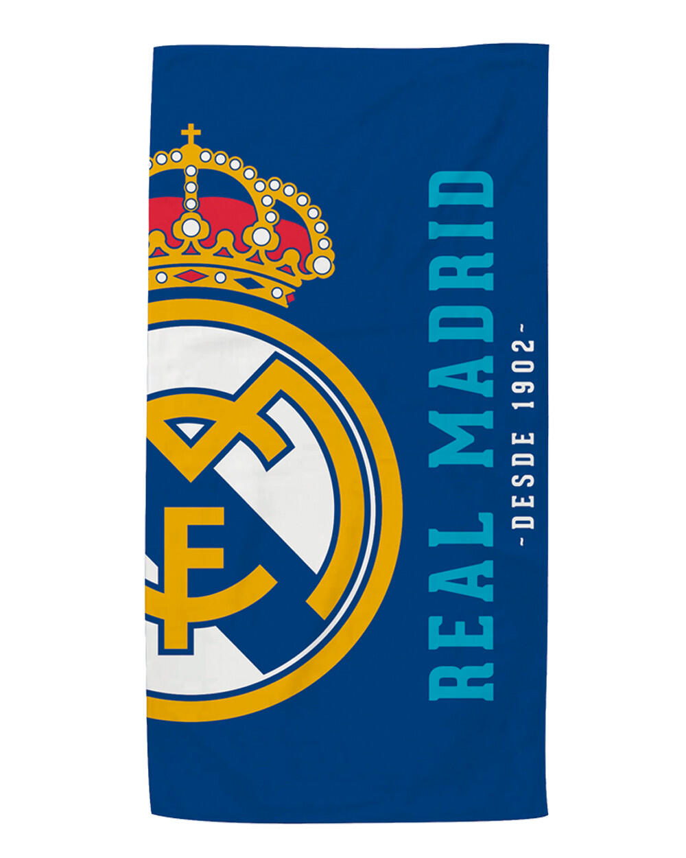 TOALHA INFANTIL 70X140CM MICROFIBRA REAL MADRID 5/5