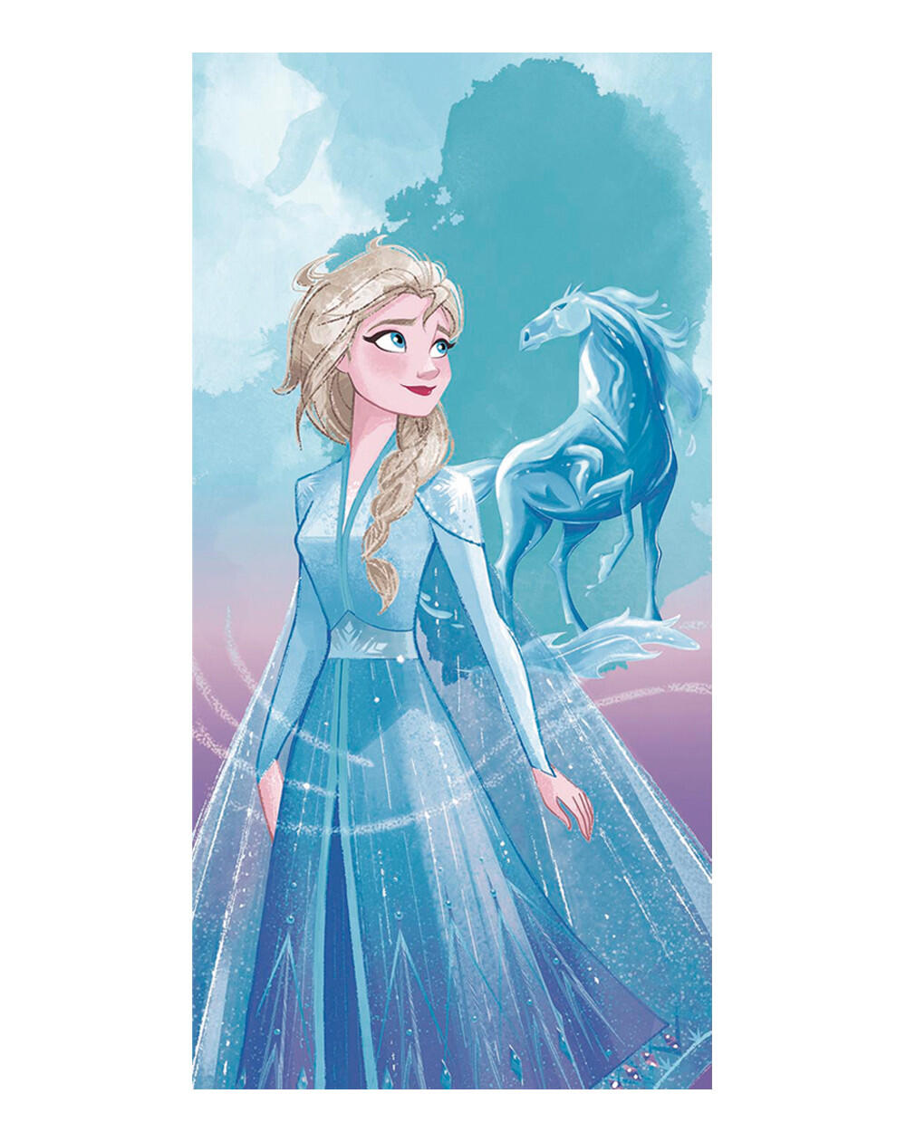TOALHA INFANTIL 70X140CM MICROFIBRA DISNEY FROZEN 5/5